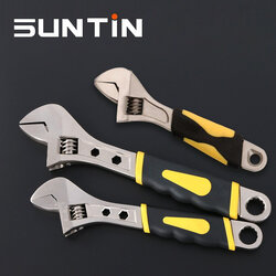 ประแจเลื่อน SUNTIN ด้ามหุ้มยางดำเหลือง ขายปลีก-ส่ง