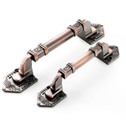 มือจับประตู/หน้าต่าง สีรมดำ รุ่นวินเทจ (2ชิ้น/แพ็ค) [ขายปลีก/ส่ง ราคาถูก]