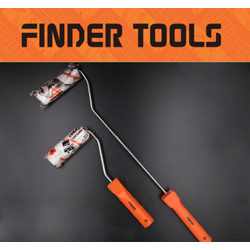 ลูกกลิ้งทาสีขนาด 4 นิ้ว ยี่ห้อ FINDER ขนนุ่ม ทาง่าย ขายปลีกส่ง ราคาถูก