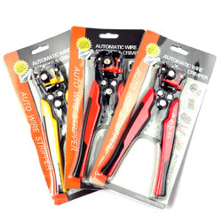 คีมปอกสายไฟ 5in1 รุ่น 1064A สำหรับปอกสายพร้อมดึงฉนวนสายไฟออกอัตโนมัติ สีส้ม