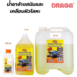 น้ำยางล้างสนิมและเคลือบผิวโลหะ ดราก้า DRAGA [สินค้าสั่งโรงงาน ขายยกลัง]