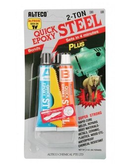 กาวอีพ็อกซี่2ตัน/สีเหล็ก/ชุดใหญ่/Alteco