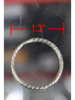 แหวนห่วง/มีลาย/1 1/2"/No.347