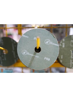 กระดาษทรายกลม4"/No.60/Superflex