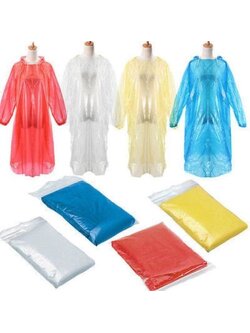 ชุดกันฝน/รุ่นพต./บาง/Rain poncho