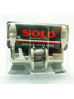 กุญแจลูกบิดเขาควาย/Solo/ขาวด้าน/9431SN