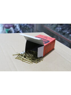 ตะปูทองเหลือง/1.7มม.x25มม.(1")/65-70ตัว/35กรัม