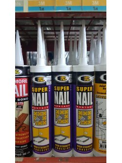 กาวแทนตะปู/สูตรน้ำ/Bosny/B215▻Super nail