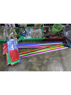 แปรงขนยาว(กวาดน้ำ)/ด้ามยาวหัวเกลียว/ขนตีปลาย/No.113