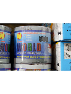 กาวโป๊วหลังคาแบบแผ่น/0.1x3ม./World