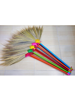 ไม้กวาดดอกหญ้า/ด้ามพต./อย่างหนา