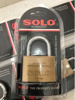 กุญแจทล./50มม./Solo/No.84