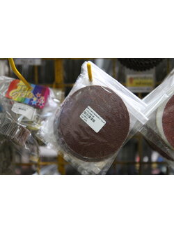 กระดาษทรายกลมหนามเตย4"/No.40