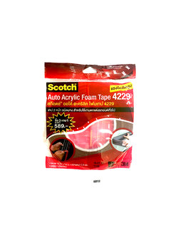 เทป2หน้าติดรถยนต์/12มม.x10ม./3M/No.4229