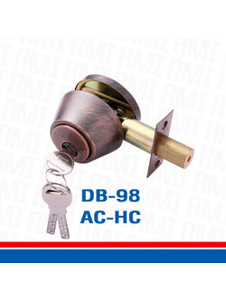 กุญแจลิ้นตาย1ด้าน/Rmi/2190AC/รมดำ