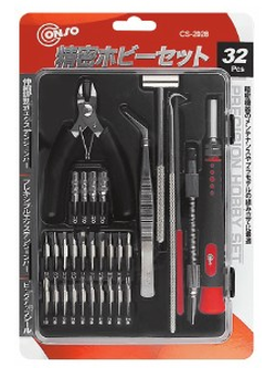ไขควงชุดอิเล็กทรอนิค/32ชิ้น/Conso/CS-2028