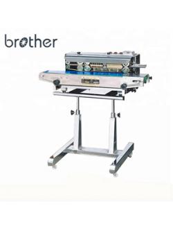 เครื่องซีลสายพานมีเครื่องพิมพ์ในตัวแนวนอนมีล้อเลื่อน ยี่ห้อ BROTHER FRD-1000LD