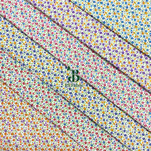 ลายดอกไม้เล็กสลับสี