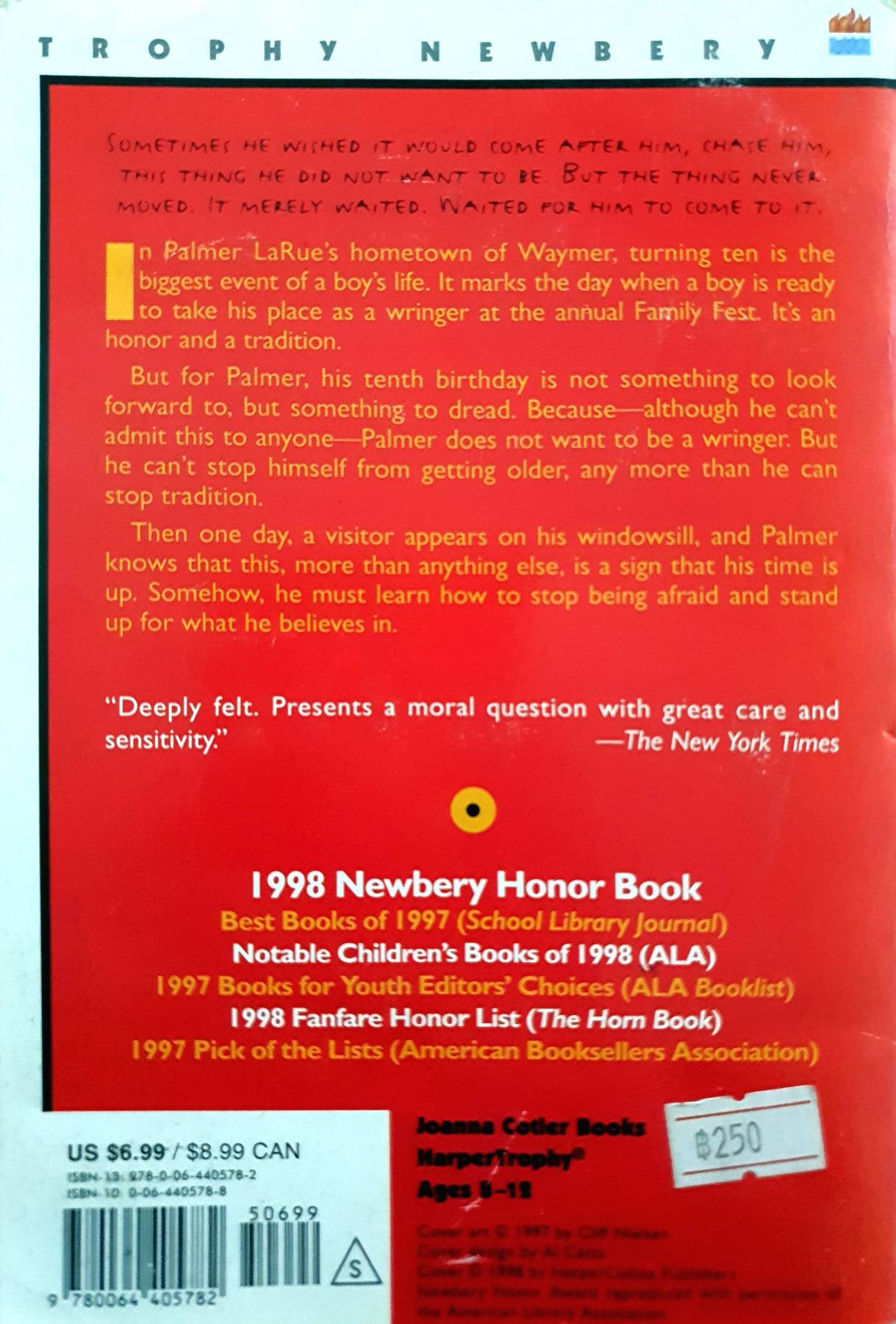 Wringer by Jerry Spinelli