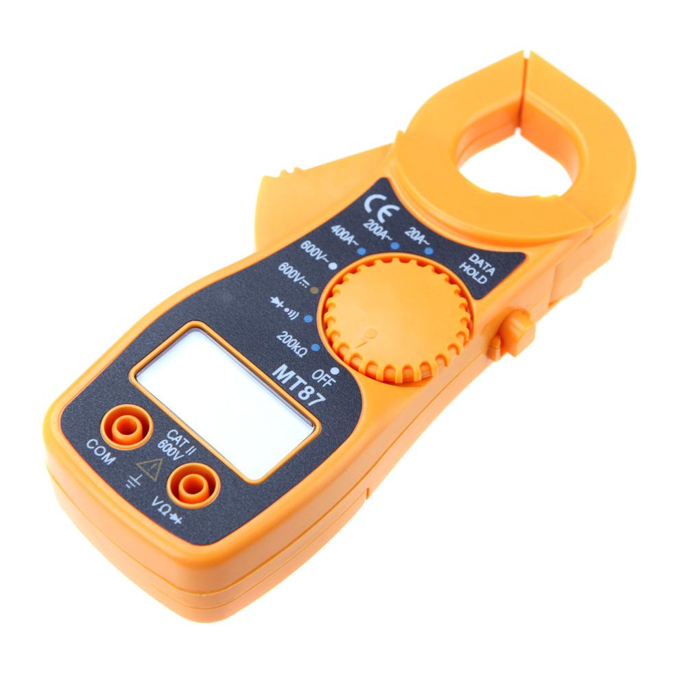 Digital Multimeter LCD Clamp AC DC Voltage Current Volt Amp Ohm Tester Meter