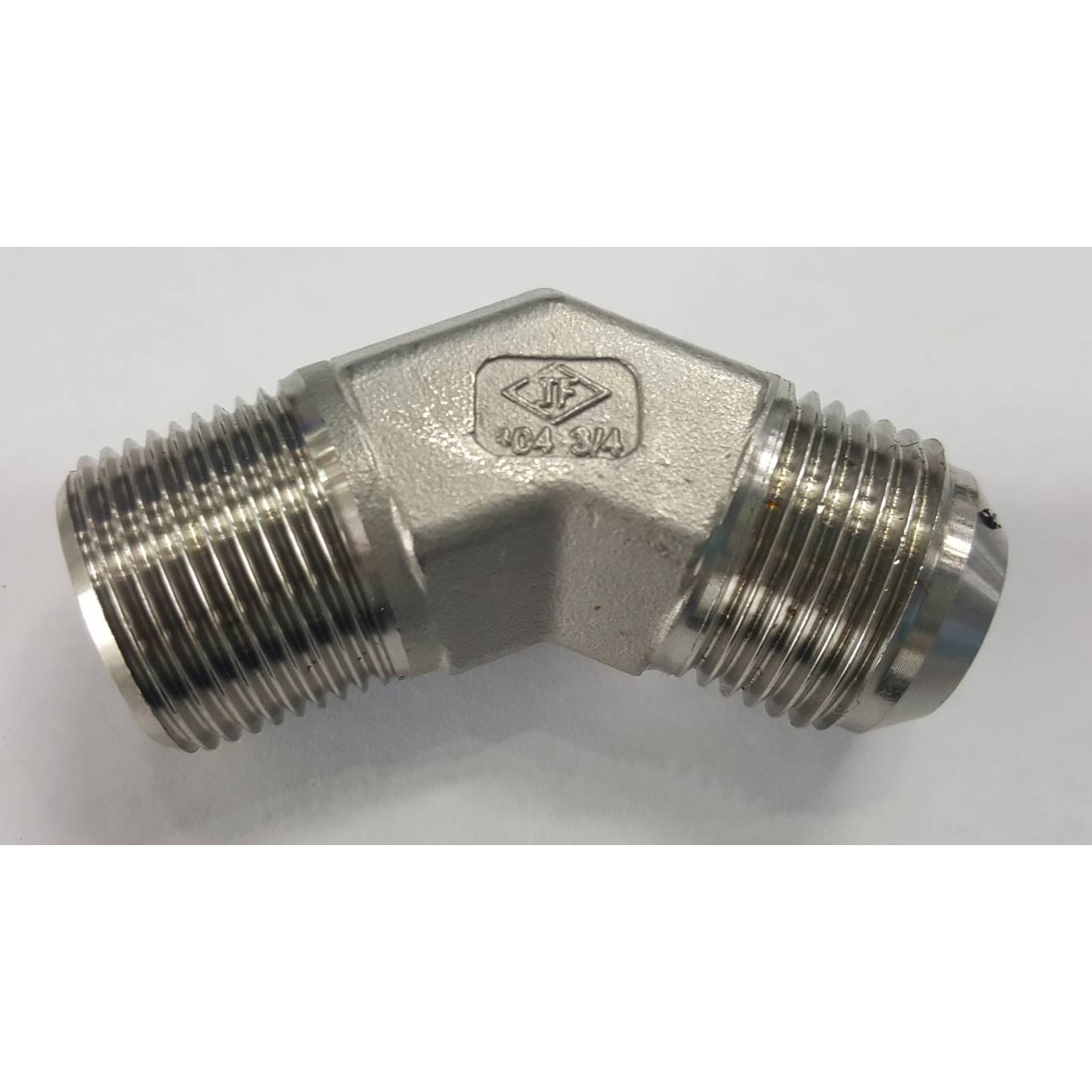 JM12-BMT12 45/SS304 ข้องอ 90 JIC37 3/4" x 3/4" PT 45 สแตนเลส 304 ชิ้น