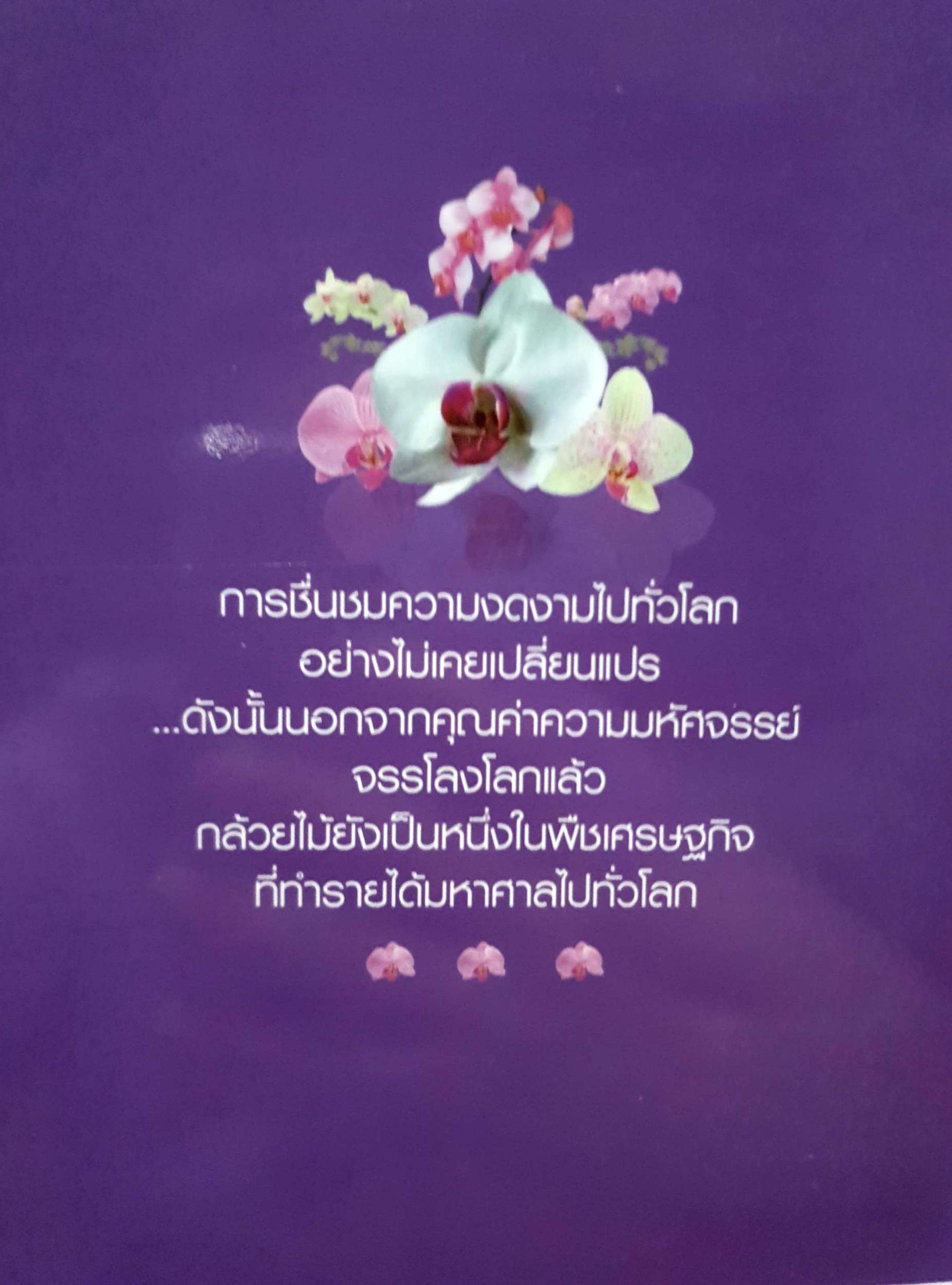 กล้วยไม้ มหัศจรรย์ แห่งพันธุ์พืช / ไอยเรศ สมสมบูรณ์เกษตรผล