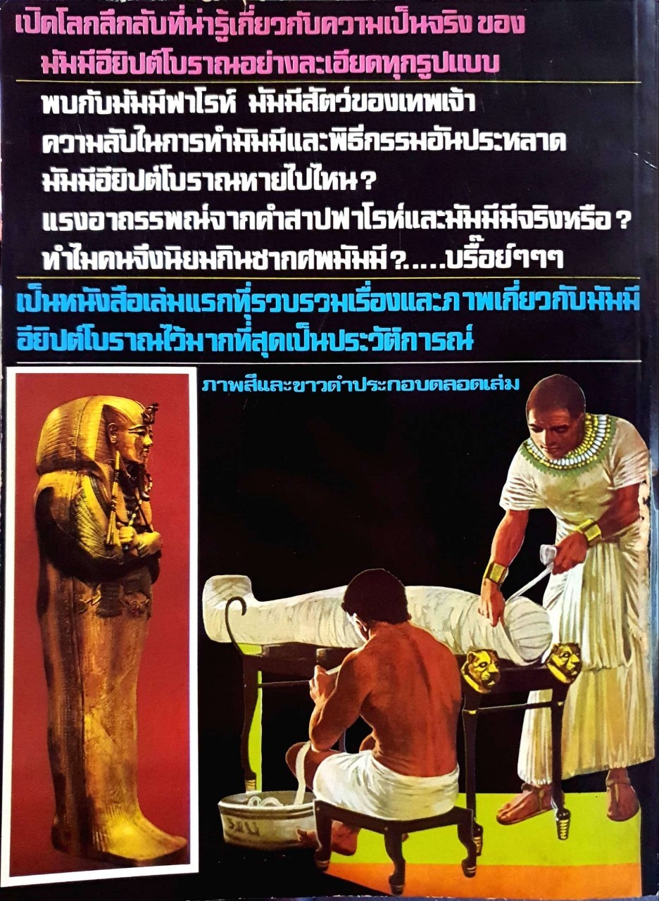 มัมมี่อียิปต์โบราณ : บรรยง บุญฤทธิ์