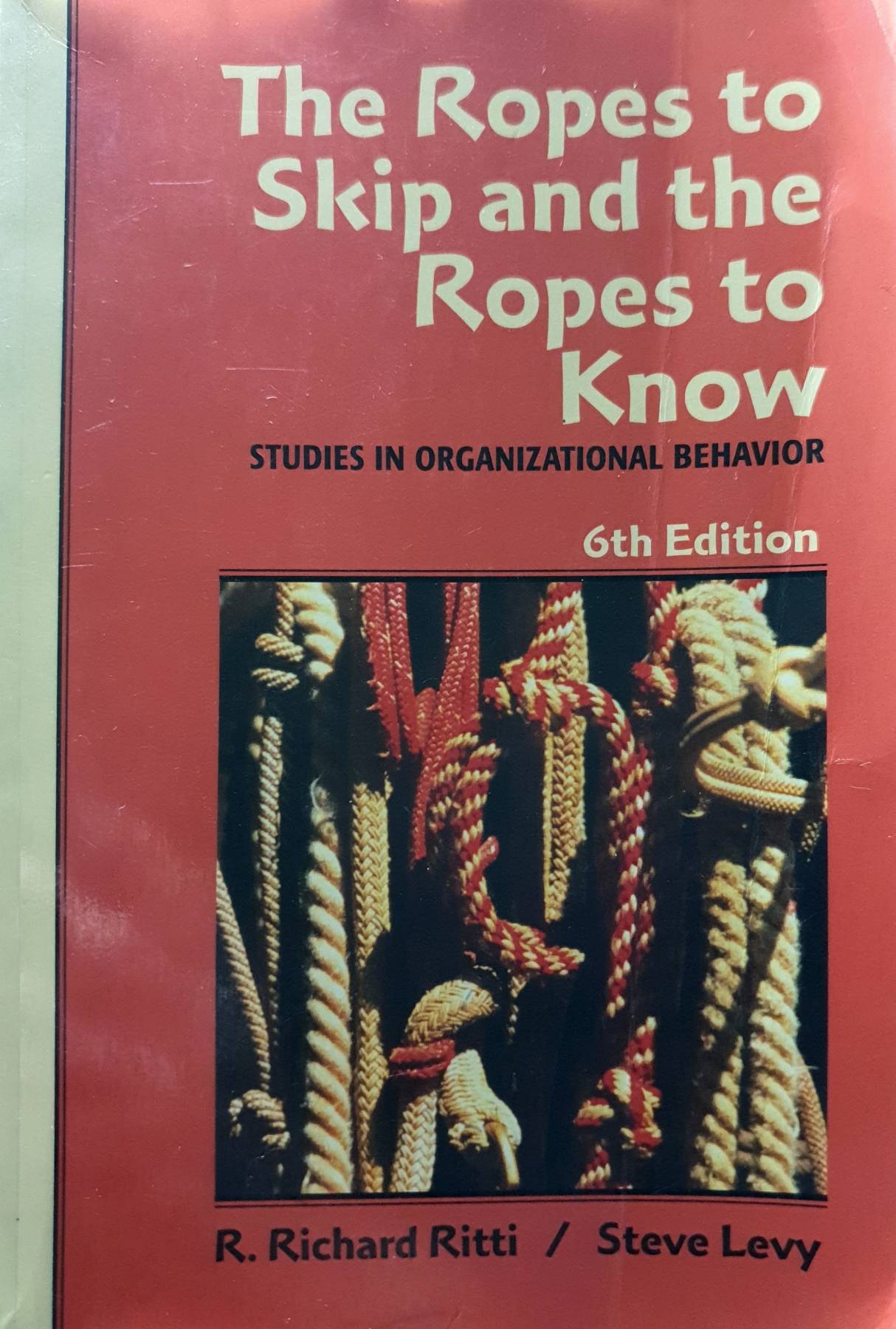 The Ropes to Skip and the Ropes to Know: Studies in Organizational Behavior 6th Edition. : R. Richard Ritti
