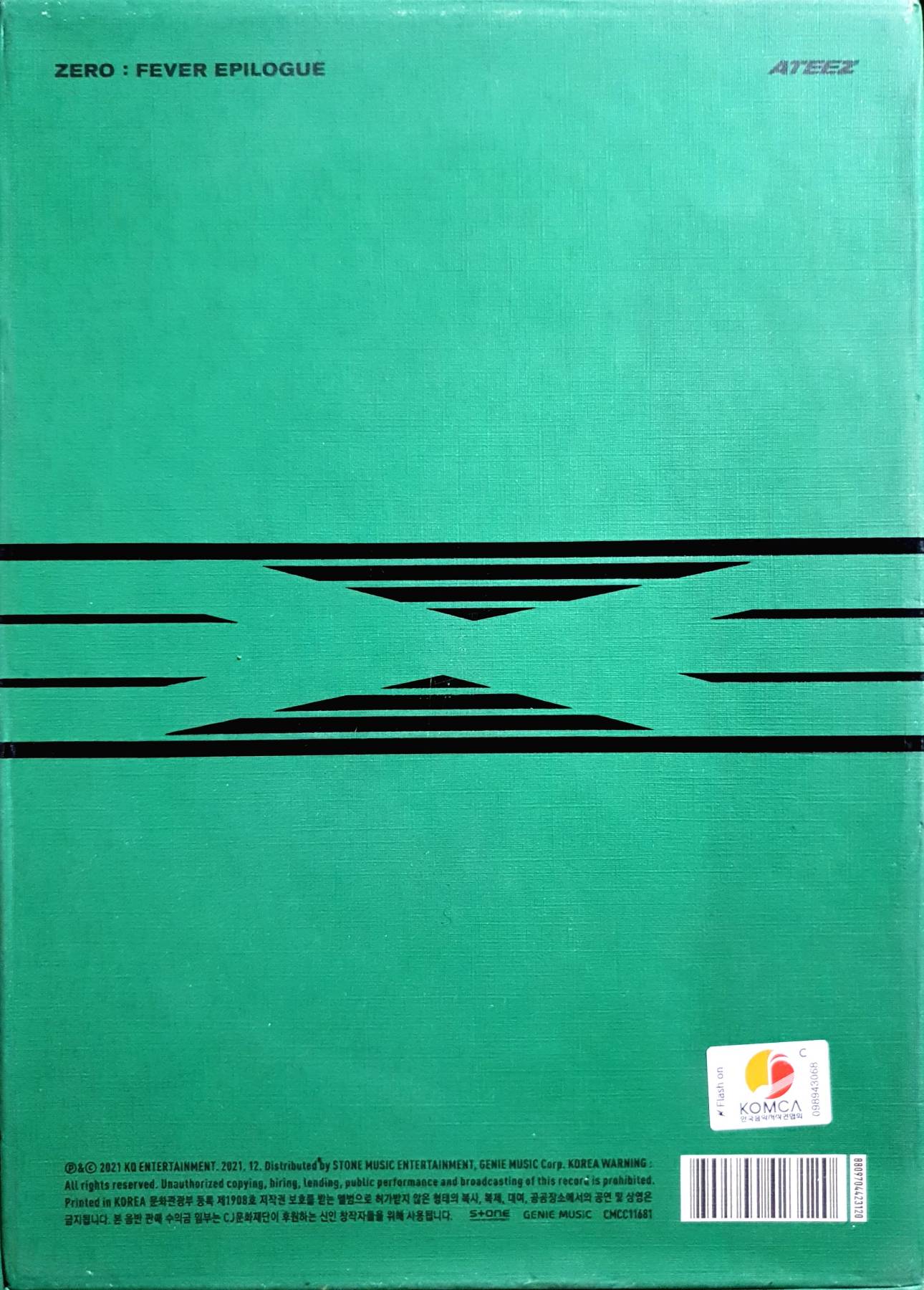 ATEEZ - Zero Fever Epilogue (Green Version) CD Box Set 2021 K-Pop Album