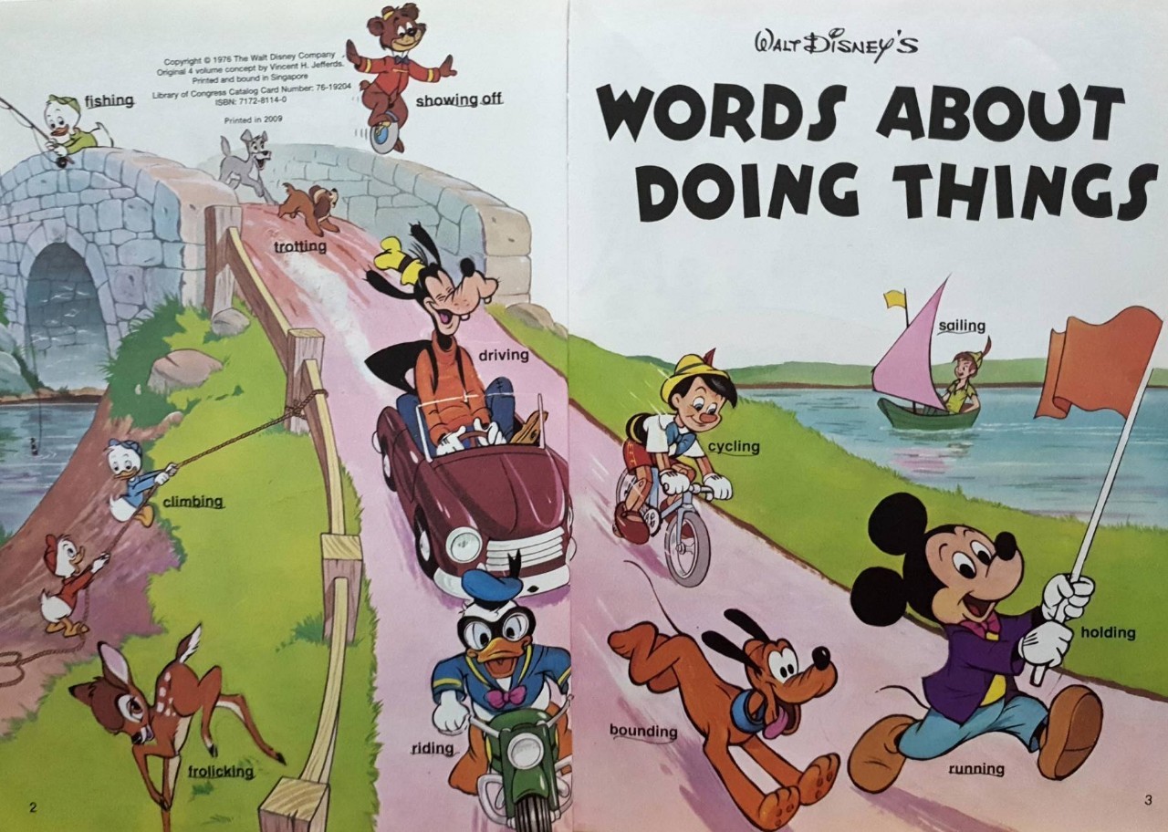 WORDS ABOUT DOING THINGS : DISNEY
