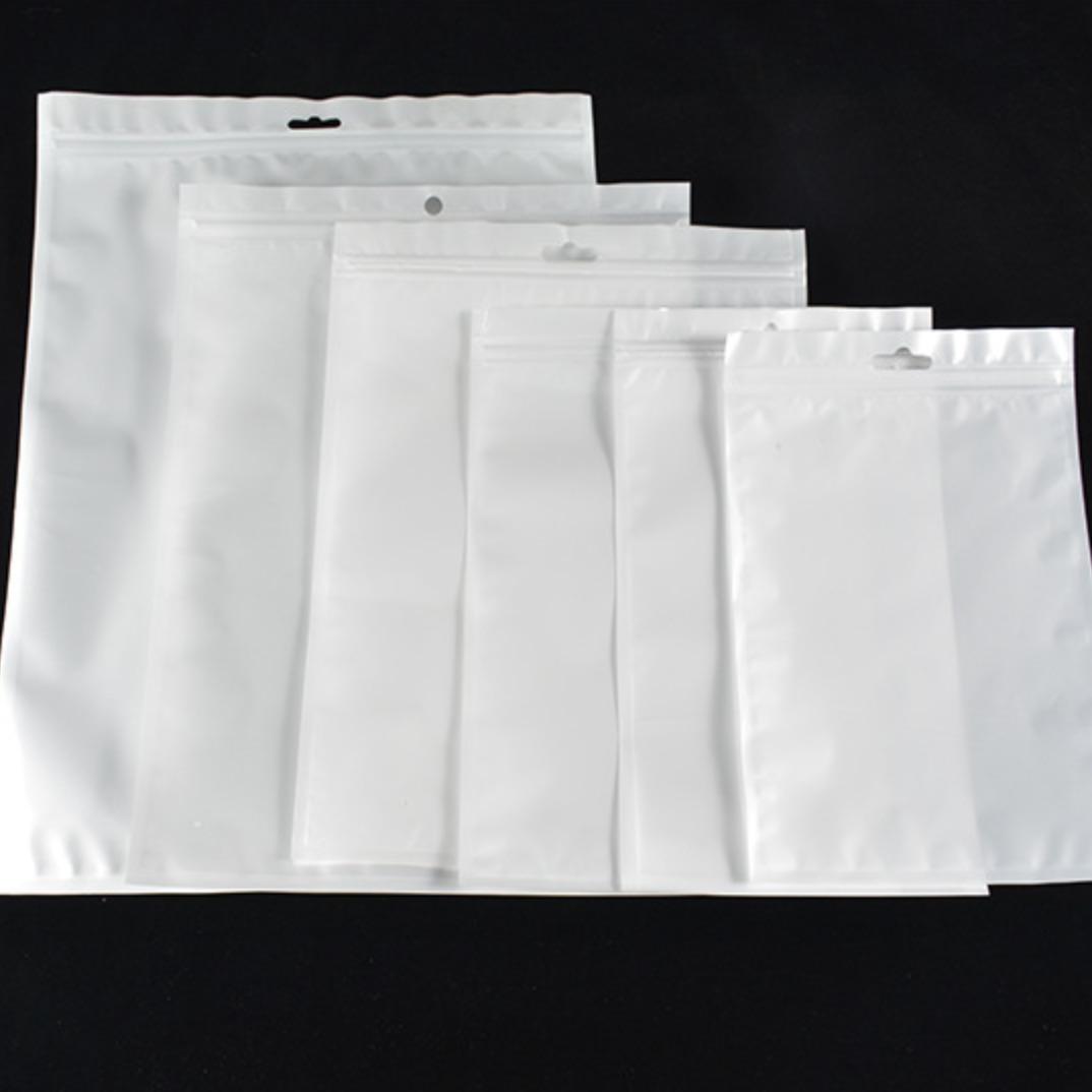 ถุงซิป หน้าใสหลังขาว(แพ็คละ50ใบ) เนื้อหนา ทนทาน เหนียว สำหรับใส่สินค้า อาหาร เครื่องมือ [อ่านรายละเอียดก่อนสั่งซื้อ!!]