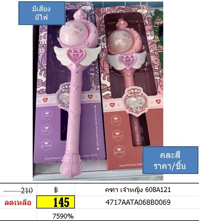 คฑา เจ้าหญิง ของเล่นบทบาทสมมุติ นางฟ้า เซเลอร์มูน 608A121