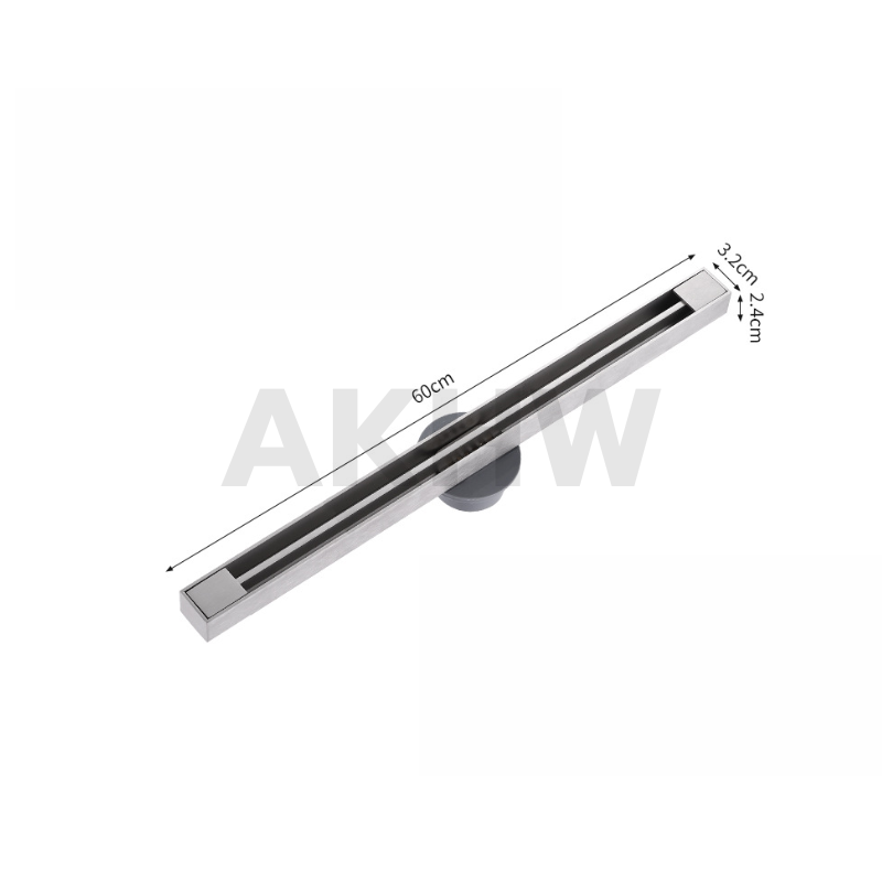 ตะแกรงน้ำทิ้งแบบยาว ลายเส้น KingsMan ความกว้าง 3.2cm วัสดุสแตนเลสหนา SUS304 ทนทาน ไม่เป็นสนิม [ขายปลีก/ส่ง]