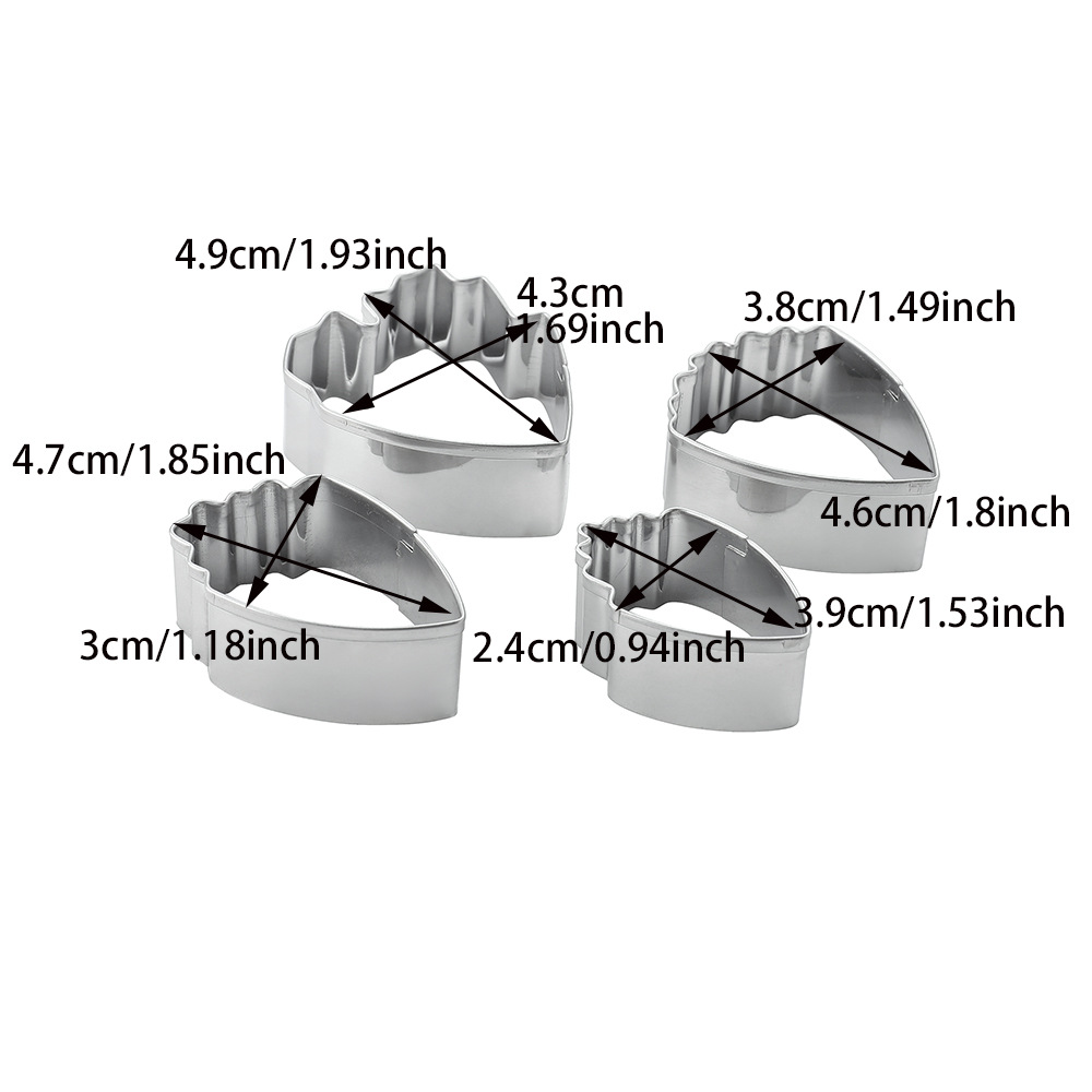 แม่พิมพ์ดอกไม้สแตนเลสสำหรับงานเค้กดอกพีโอนี่ Peony 356 ดอกไม้ตัดแม่พิมพ์ 4 ชิ้นเค้ก Toolสำหรับนักประดิษฐ์ดอกไม้ดิกปั้นโดยเฉพาะ