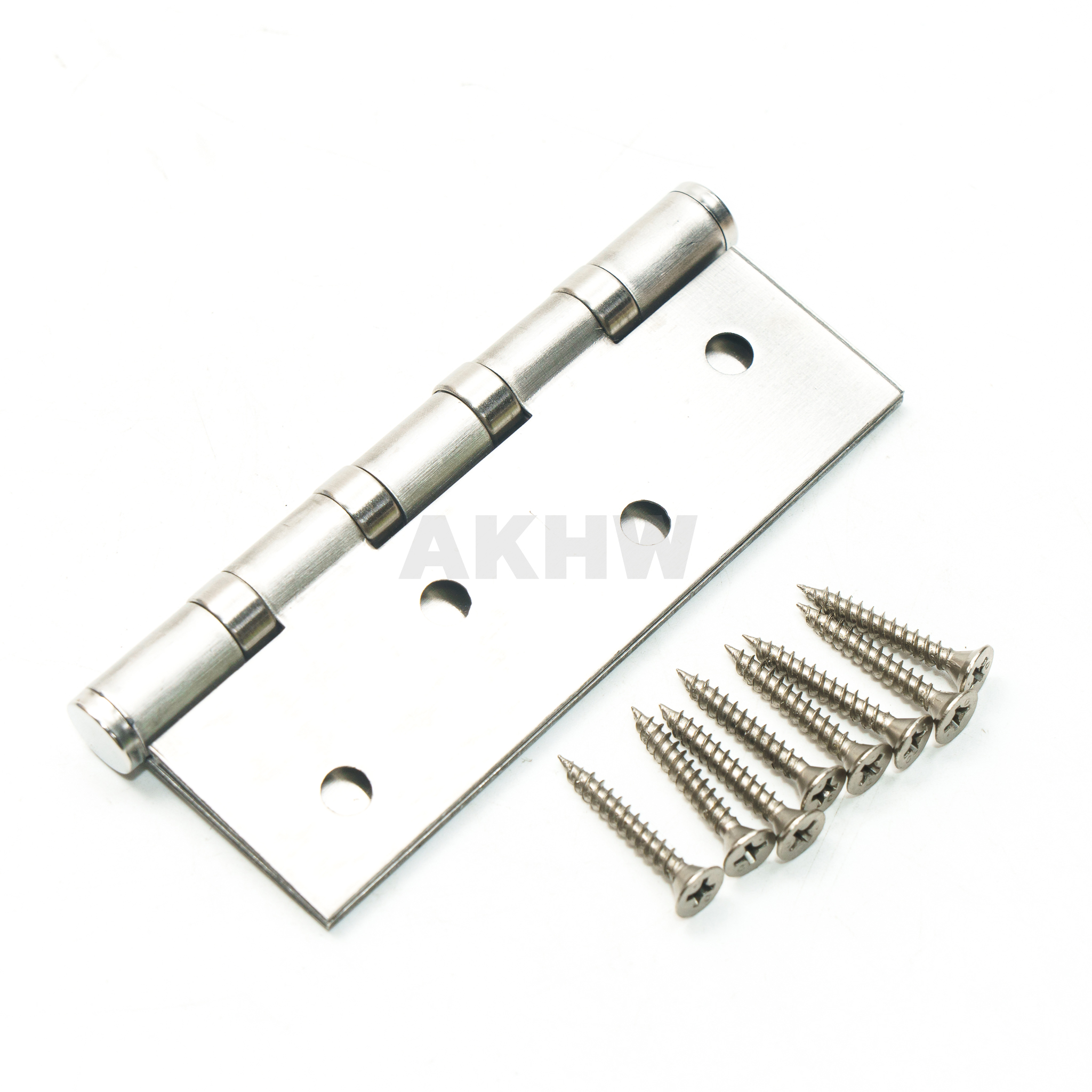 บานพับประตู 4 นิ้ว KingsMan วัสดุสแตนเลสแท้ SUS304 ความหนา2.0mm แข็งแรง ทนทาน ไม่เป็นสนิม [ขายเป็นชิ้น/แพ็ค3ชิ้น]