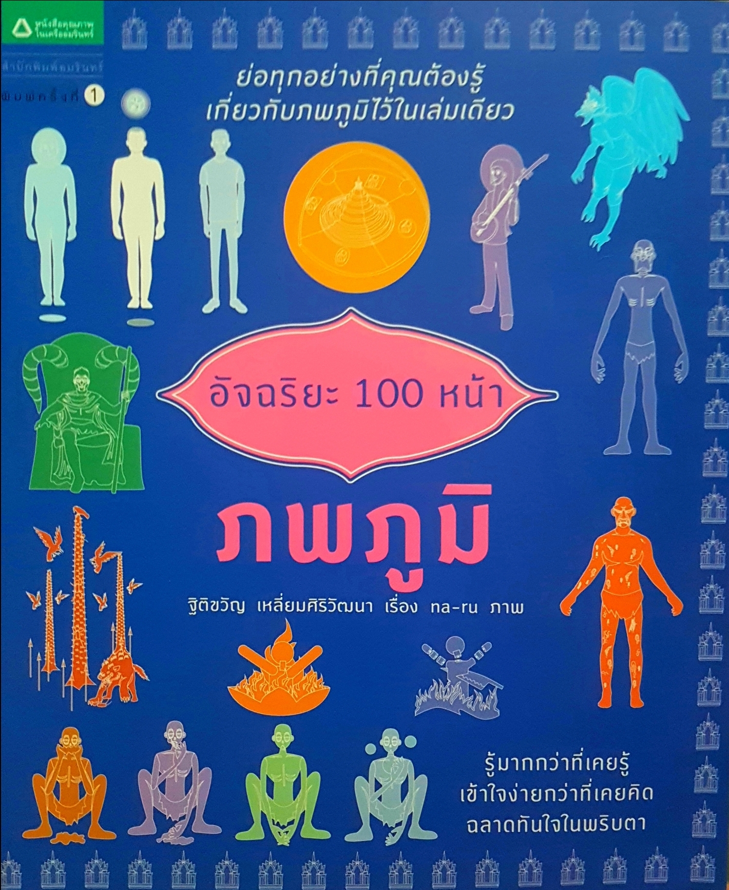 อัจฉริยะ 100 หน้า ภพภูมิ ย่อทุกอย่างที่คุณต้องรู้ เกี่ยวกับภพภูมิไว้ในเล่มเดียว ฐิติขวัญ เหลี่ยมศิริวัฒนา เรื่อง na-ru ภาพ