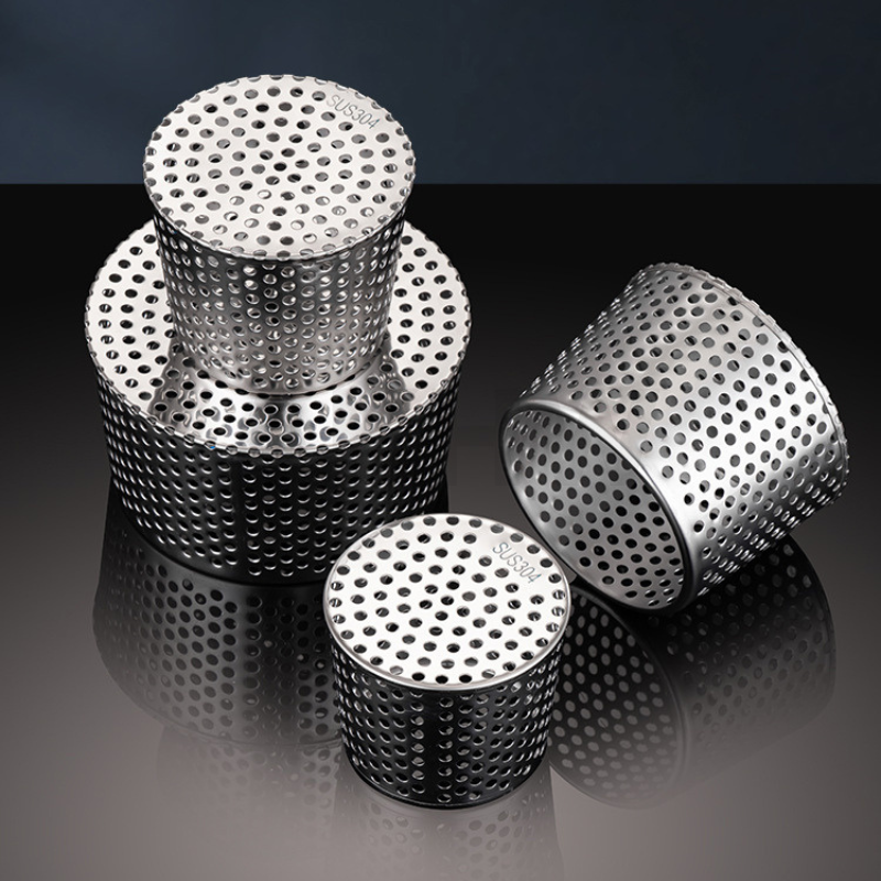 ตะแกรงดักเศษใบไม้ แบบตะกร้อกลมทรงกรวย KingsMan วัสดุสแตนเลสแท้ SUS304 ทนทาน ไม่เป็นสนิม