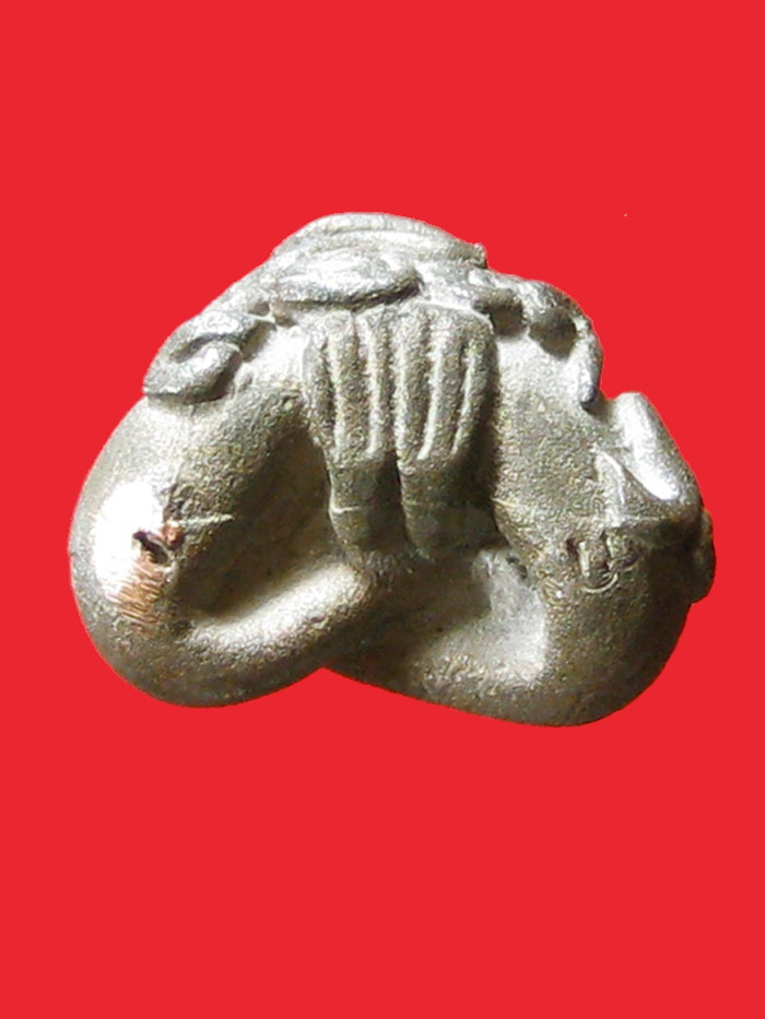 (2) พระปิดตามหาอุตยันต์ยุ่ง หลวงพ่อเกตุ วัดเกาะหลัก ปี 2534 (พิมพ์เศัยรโต) เนื้อสำริด