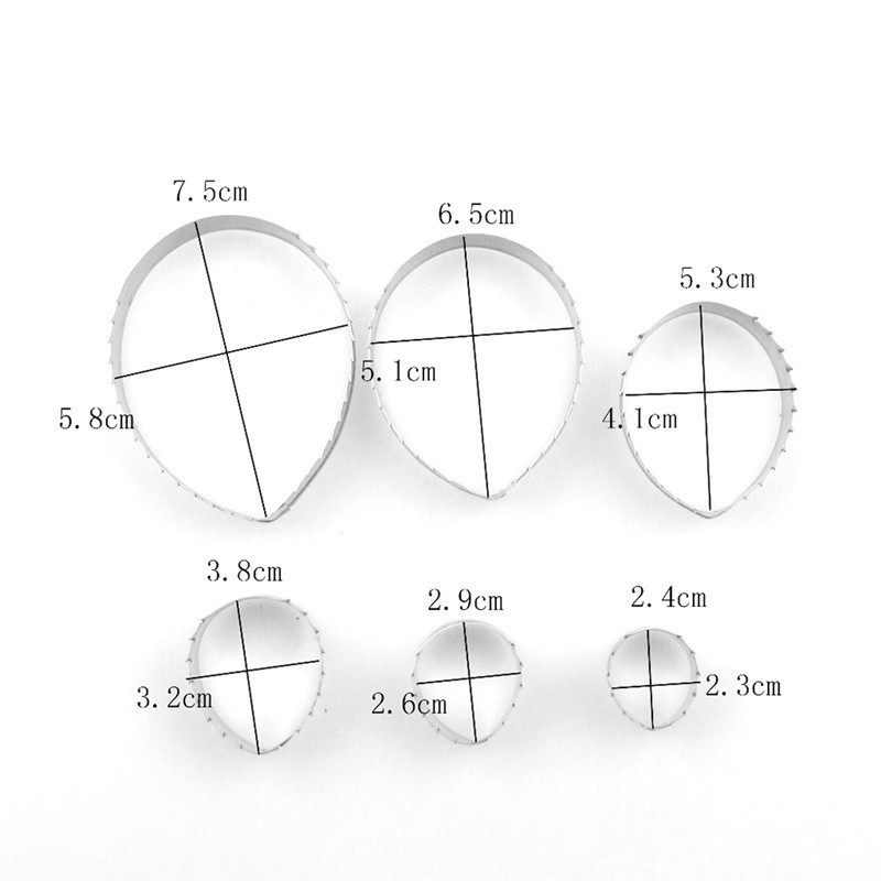 แม่พิมพ์ตัดดอกไม้น้ำตาลสแตนเลส แม่พิมพ์กลีบกุหลาบ ใบคาลิกซ์ ชุดใหญ่ A408 แม่พิมพ์ดอกกุหลาบสำหรับงานปั้นดอกไม้ด้วยดินไทย ดินเกาหลี ดินญี่ปุ่น