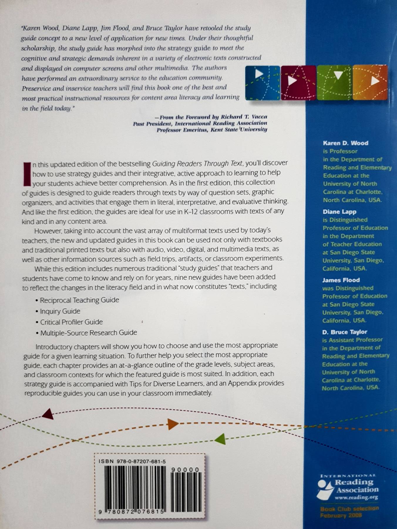 Guiding Readers through Text: Strategy Guides for New Times 2nd Edition by Karen D. Wood (Author), Diane Lapp (Author)