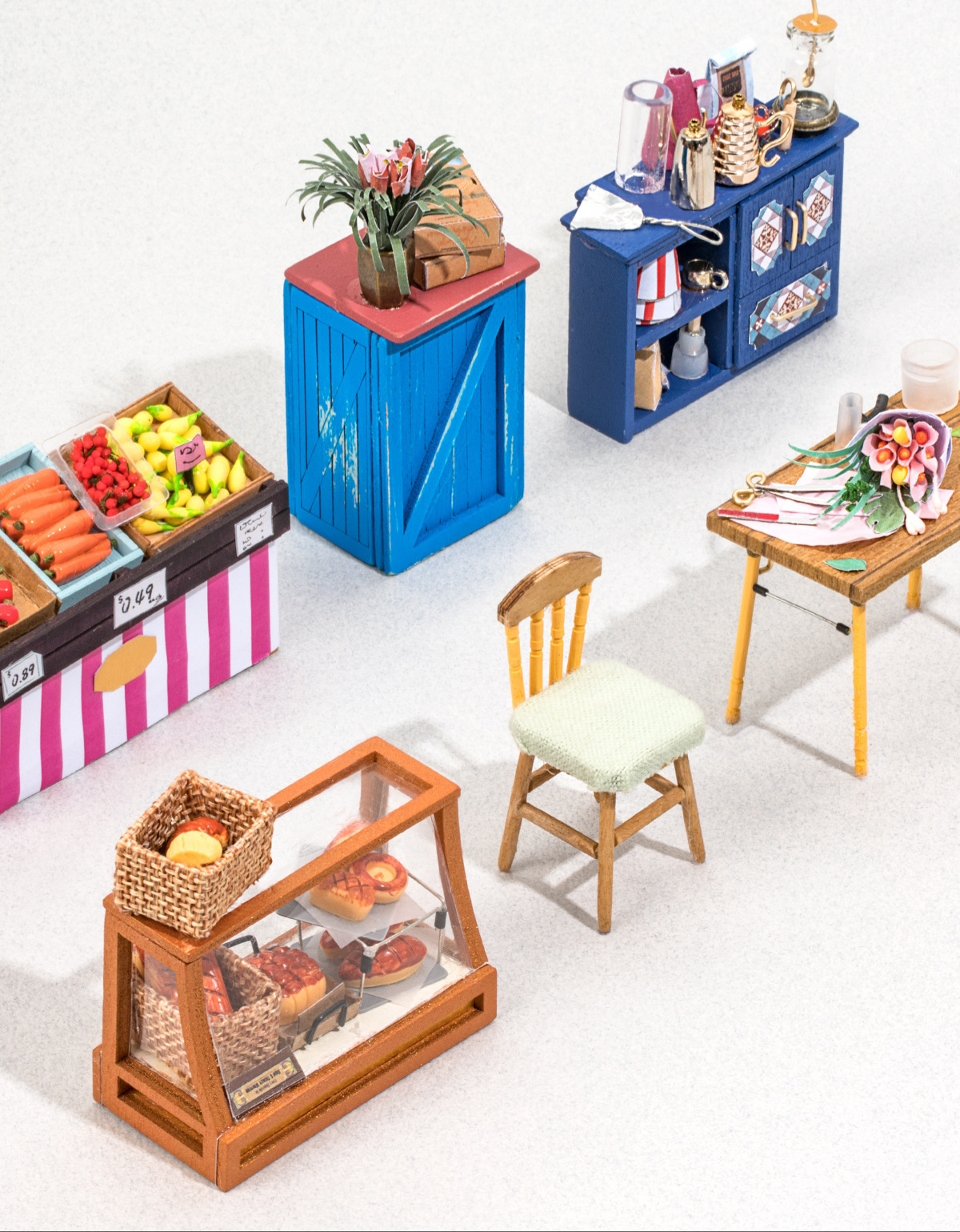 โมเดลจำลองร้านขายผลไม้สไตล์ยุโรปcarl's fruit shop 🍊จำลองบรรยากาศต่างประเทศเหมาะสำหรับนักสะสมและนักประดิษฐ์หรือนำไปเล่นกับตุ๊กตาโดยเฉพาะ
