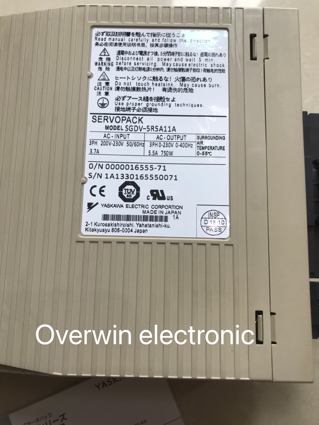 SGDV-5R5A11A 200V-230V สินค้าพรีออเดอร์