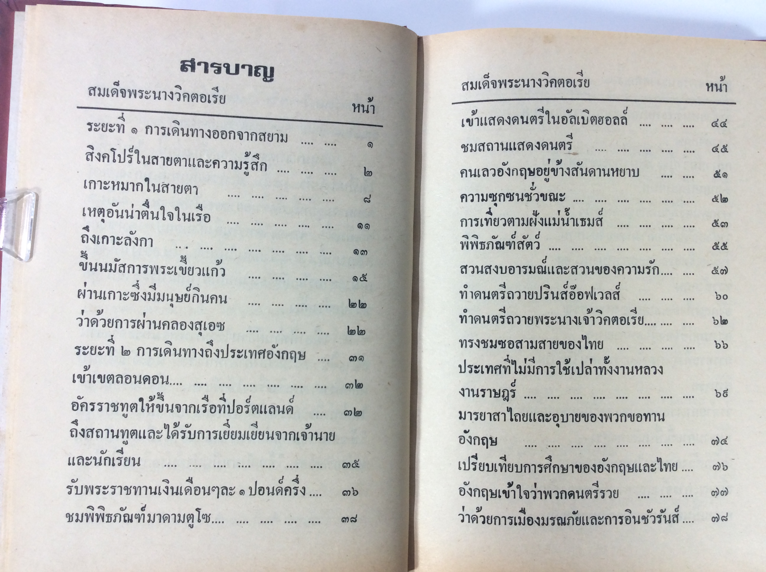 คนไทยในราชสำนักสมเด็จพระนางวิคตอเรีย หนังสือหายาก หนังสือสะสม ประวัติศาสตร์
