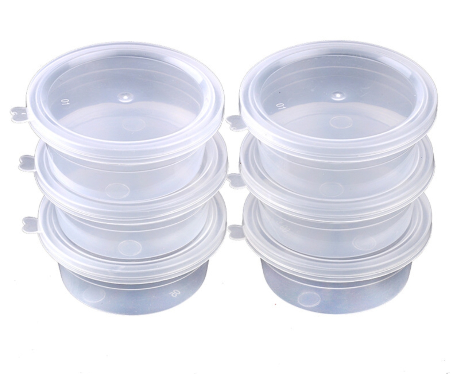 กล่องพลาสติกสำหรับแบ่งดินไทยขนาด30กรัม 30GPP,ดินญี่ปุ่น,ดินเกาหลีเหมาะสำหรับนักประดิษฐ์ดินปั้นจิ๋วขนาด30 g