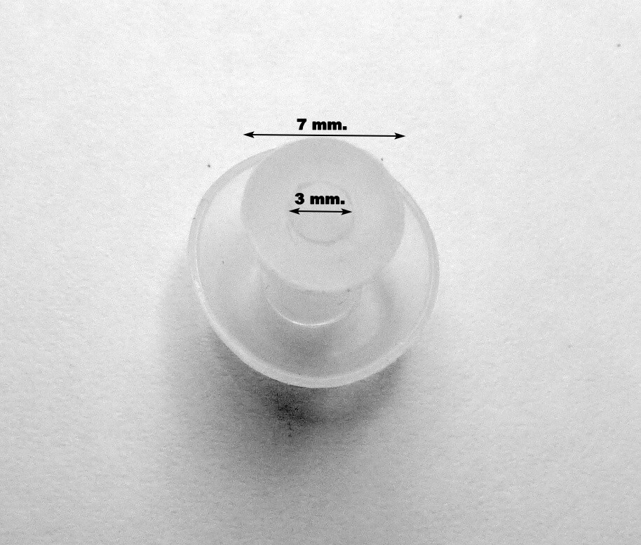 จุกยางขนาดใหญ่สำหรับเครื่องช่วยฟัง Eartip L