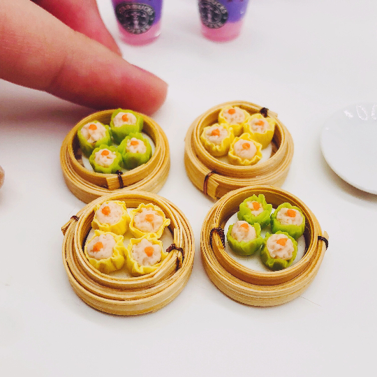 Miniature Dim sum 2 colors/set