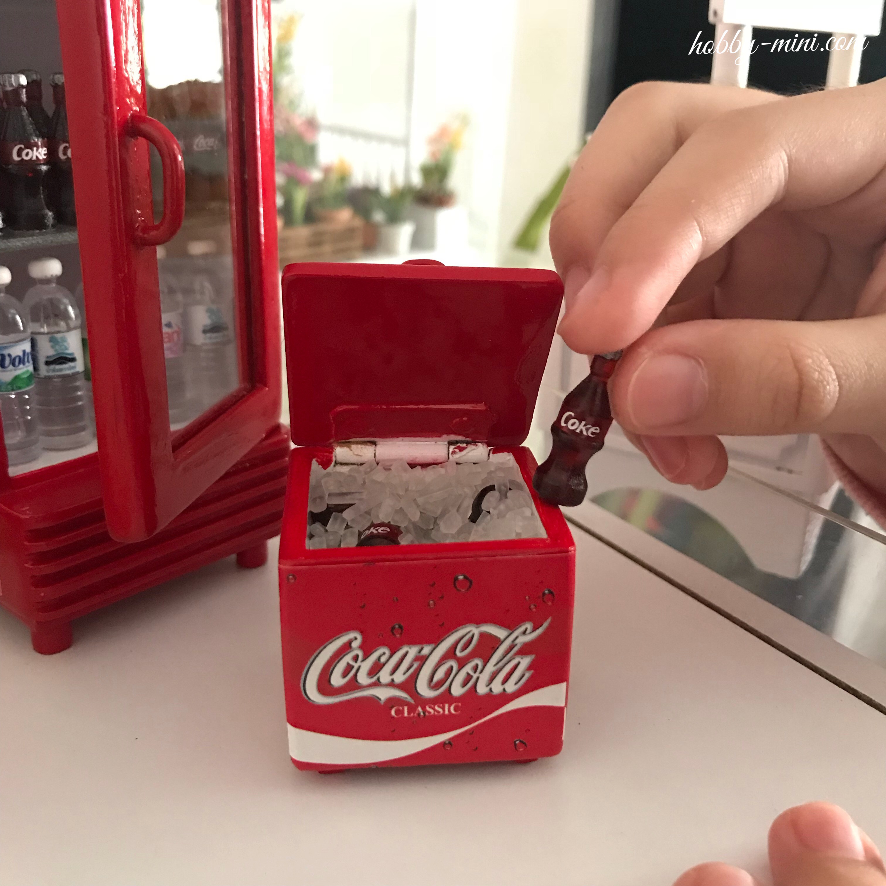 Coke in ice bucket