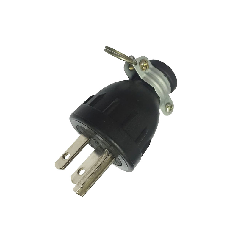 ปลั๊กเสียบตัวผู้ ยางสีดำ 3 ขา SOKOWA S-045