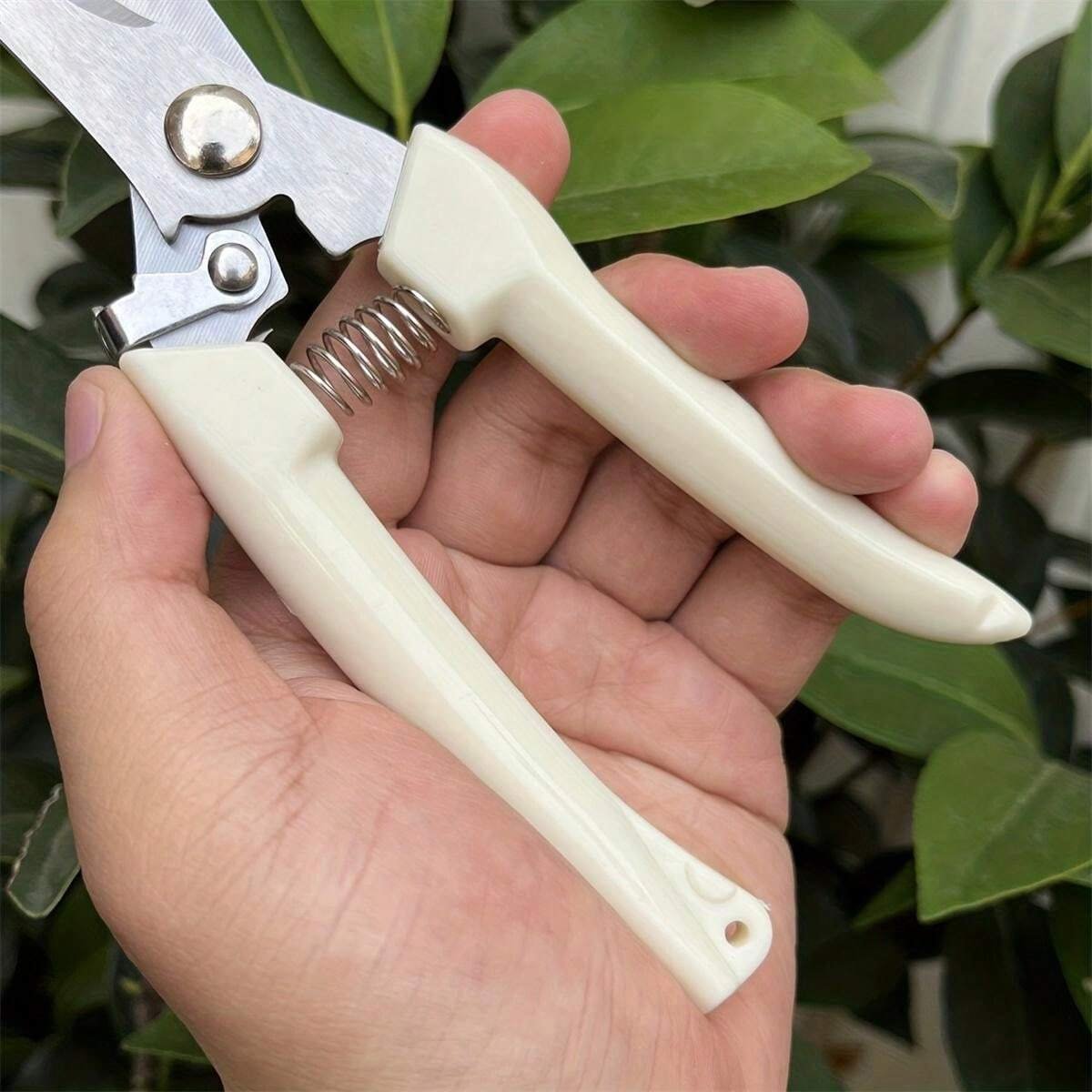 กรรไกรตัดกิ่ง ใบมีดสแตนเลส ที่จับ PE รุ่น SW-42 กรรไกรตัดแต่งกิ่งไม้ ขนาด 8 นิ้ว