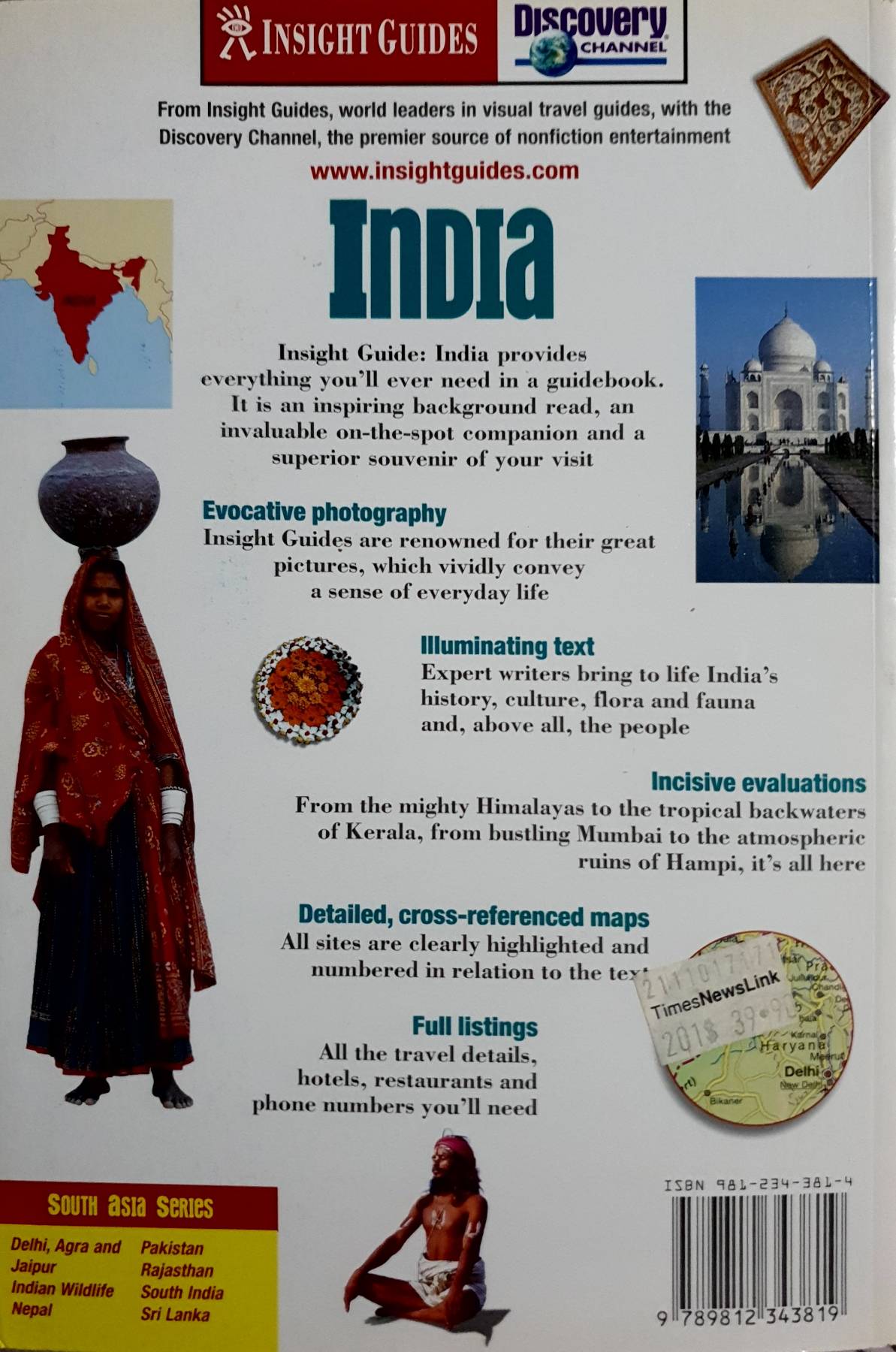 Insight Guide India Discovery Channel Travel Guide
